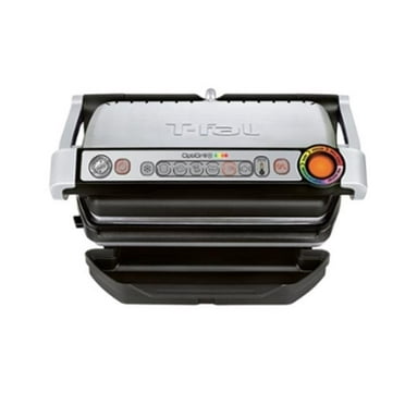 T-fal GC702 OptiGrill Stainless Steel Indoor Electric Grill with 