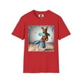 thumbnail image 5 of Min Pin 80's Girl Unisex Softstyle T-Shirt, 5 of 11