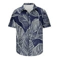 thumbnail image 6 of BiZtdJrK Multicolor Short Sleeve Button Down Shirts Fashion Tropical Graphic Summer Beach Tops Casual Lapel Tshirts Vacation Outfits L, 6 of 6