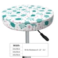 thumbnail image 4 of Bingfone Sea Turtle Padded Round Bar Stool Cover Cushion with Elastic Fabric Round Chair Seat - Sea Turtle, 4 of 7