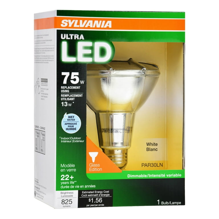 Sylvania PAR30 Lampe halogène Basse consommation 3000 heures 75w