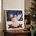 thumbnail image 5 of Qocolcyl Christmas Pearl Bead Art DIY Set for Beginners,Holiday Craft Kit with Printed Canvas, Plastic Beads & Complete Tools, Festive Angel Santa Tree House Designs, Family DIY Wall Art Holiday Gift, 5 of 8