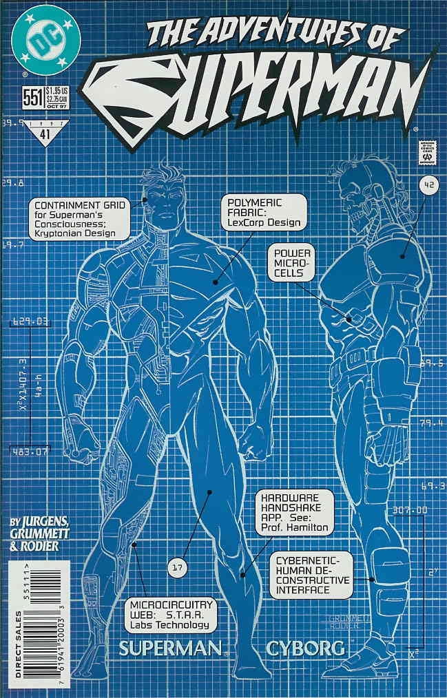 Cover of Adventures of Superman #551