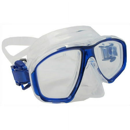 Scuba Blue Dive Mask NEARSIGHTED Prescription RX Optical Lenses (-3.5)
