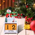 thumbnail image 2 of Ounissouiy Navidad Calendario de cuenta regresiva de Decoración de dibujos animados Año nuevo Adorno de oficina Cumpleaños Boda Niños Type2 NO2, 2 of 6