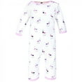thumbnail image 4 of Hudson Baby Infant Girl Cotton Coveralls, Little Llama, 3-6 Months, 4 of 5