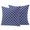 Lake Blue, variant on 2 Pack Outdoor Waterproof Throw Pillow Covers,Navy Blue Moroccan Plaid Decorative Square Pillow Case Patio Pillowcases for Chair Couch Sofa 16x16in