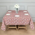 thumbnail image 3 of Pink Unicorn Rainbow Star Pattern Square Tablecloth,Waterproof Square Table Cover,Wipeable Spillproof Washable Table Cover for Home Kitchen Party Decor 42"X42"(107x107cm), 3 of 6