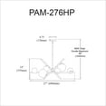 thumbnail image 4 of Dainolite PAM-276HP-MB Pendant, 4 of 4