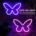 thumbnail image 3 of Luces de neón de mariposa, luces de modelado LED, luces decorativas navideñas, luces colgantes de ambiente para centros comerciales en el hogar, linternas pequeñas, 3 of 5