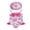 Pink Floral, variant on BemeyourBBs Toddler Baby Girl Swimsuit Infant Bathing Suit One-piece Swimsuits With Sun Hat Set Front Bow Rash Guard Spaghetti Strap Swimwear Summer Beach Wear