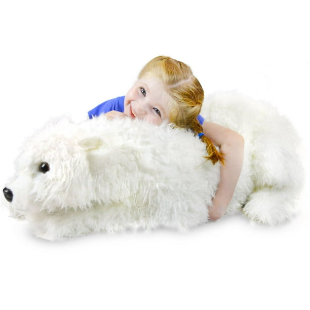 polar bear cub stuffed animal