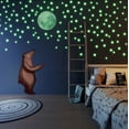 thumbnail image 3 of Liderstar Glow in The Dark Moon and Stars Ceiling Wall Decal Stickers for Kids Bedroom Décor  Stars for Ceiling, 3 of 8