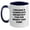 White/Navy, variant on Funny Landscape Architect Gifts - 'I Became A Landscape Architect For The Money And Fame' Two Tone Coffee Mug for Birthday, Gifts from Friends, Gifts for Landscape Architects