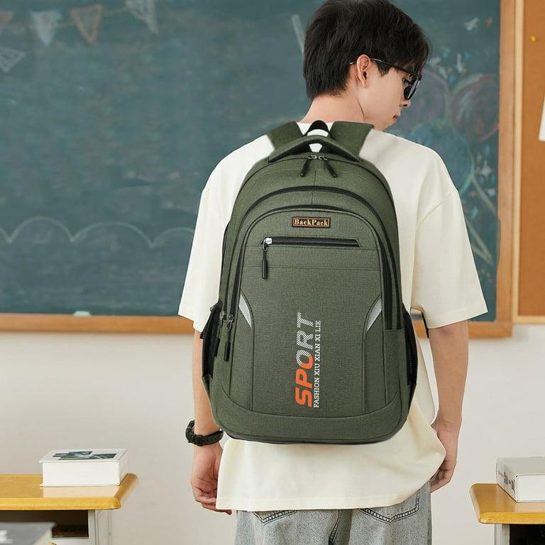16 Inch Laptop Backpack, Slim Business and School Computer Bag, Large Capacity College Travel Bag, Water-Resistant Durable Laptop Compartment,