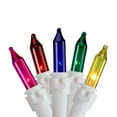 thumbnail image 3 of Northlight Mini Incandescent Icicle Christmas Lights - Multi-color - 8.75' White Wire - 150ct, 3 of 3