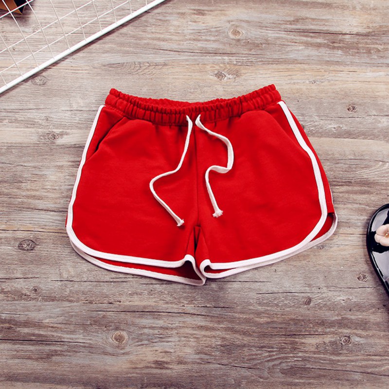 Summer Pants Women Elastic Sports Shorts Gym Workout Waistband Skinny Yoga Short