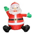 thumbnail image 3 of Luzkey Christmas Inflatable Santa 4ft Tall with LED Lights for Yard Vacation Garden, 3 of 8