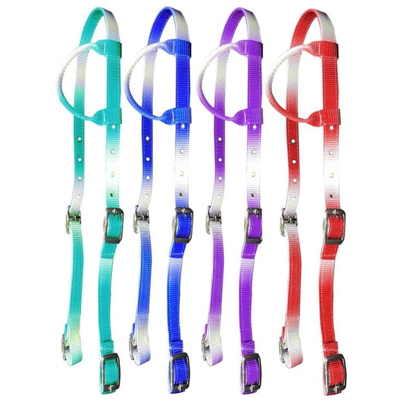 Showman Ombre Nylon Single Ear Headstall
