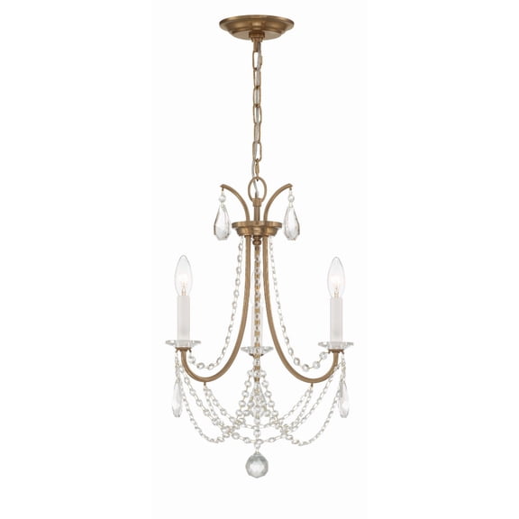 Crystorama Lighting - Karrington - 3 Light Mini Chandelier In Traditional