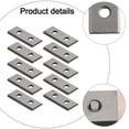thumbnail image 2 of 10Pc Carbide Square Cutters Insert 30X12X1.5Mm 35° for Wood Lathe Turning Tool, 2 of 10