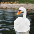 thumbnail image 2 of Floating Swan Statue Figurine Resin Craft Sculpture for Garden Pond Pool, 2 of 6
