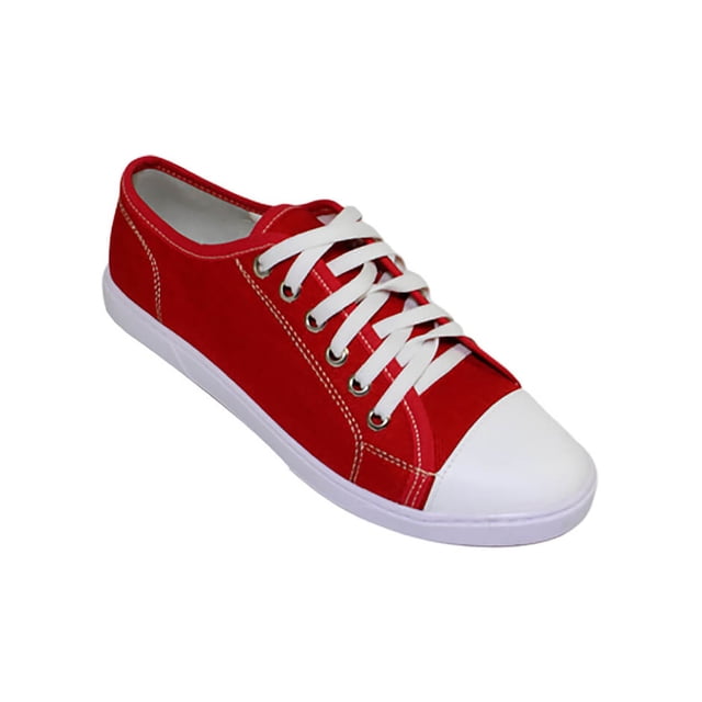 TENIS CASUAL LEON MUJER ROJO LONA 3823 LEON 3823p