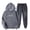Dark Gray, variant on active wear sets Women's Outfits Activewear Jogger Casual Tracksuit for women Hoodies Sweatshirt + Pants Sets Sports Wear Leisure Lounge Wear With Pocket