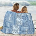 Isun Personalized Blankets with Name Blankets Personalized Kids Adults