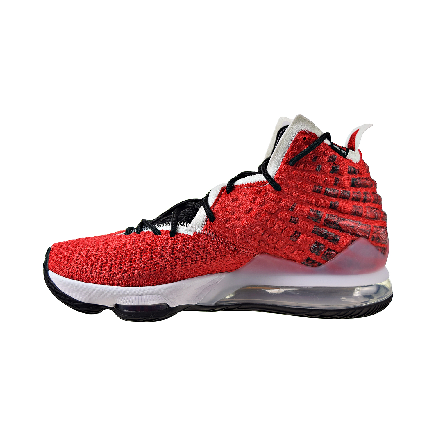 Nike LeBron 17 "Uptempo" Men's Basketball Shoes University Red-Black bq3177-601 - image 4 of 6