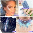 thumbnail image 4 of Sombra de ojos con lentejuelas de diamante, 6 colores, brillo duradero, lentejuelas de sirena, brillo de uñas, resaltador de Gel, maquillaje, cosméticos para fiesta, 4 of 5