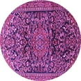 thumbnail image 1 of Ahgly Company Indoor Round Persian Purple Traditional Area Rugs, 5' Round, 1 of 4