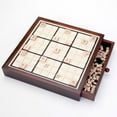 thumbnail image 5 of Bits and Pieces Sudoku Board Game Deluxe Wooden, 100 Puzzles, 4 Difficulty Levels, 10-1/2", 5 of 8