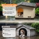 thumbnail image 5 of Casa para Perro Poli Pets Galway Café para Razas Chicas y Medianas con Piso Elevado y Ventilación, 5 of 6