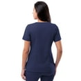 thumbnail image 2 of Adar Pro Scrubs For Women - Elevated V-Neck Scrub Top - P4212 - Navy - XL, 2 of 7