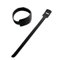 Gardner Bender 0231928 Grip-Strip Reusable Cable Tie with Hook & Loop, Nylon - Black, 8 in.