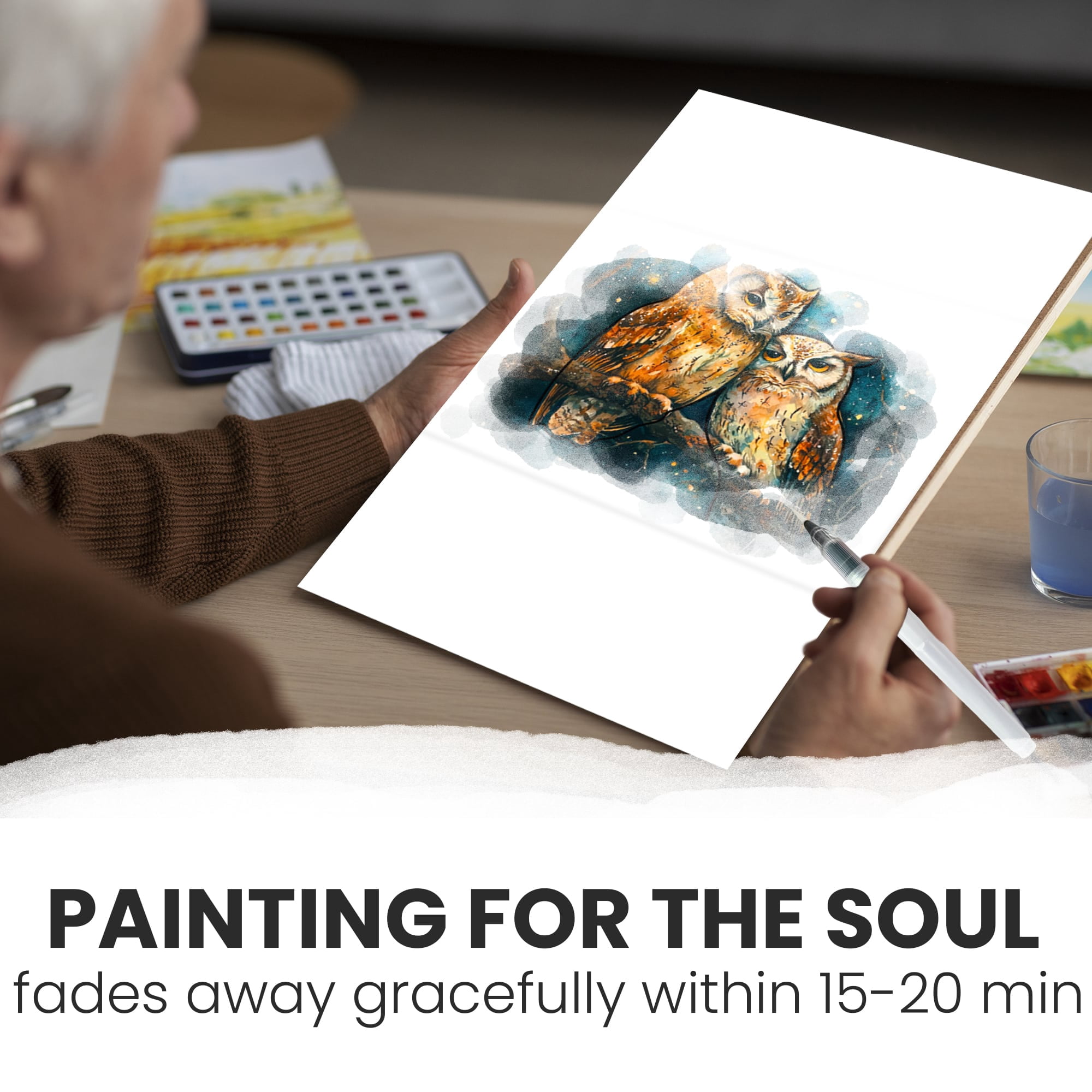 Quokka Water Painting Kits - Alzheimers Activities & Dementia for Seniors - 10Pack Songbird Serenity