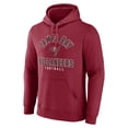 thumbnail image 2 of Men's Red Tampa Bay Buccaneers Between the Pylons Pullover Hoodie, 2 of 3