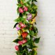 thumbnail image 2 of 2 enredaderas artificiales de gloria de la mañana, plantas verdes colgantes, guirnalda de seda para el hogar, jardín, pared, valla, escalera, exterior, boda, cestas colgantes, decoración (rojo rosa), 2 of 4