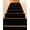 Black, variant on Yellow Stair Treads for Wooden Steps Indoor Runner Rug Carpet, Pure Yellow 4 Pieces Peel and Stick Staircase Step Treads Covers Washable Throw Door Mats, 30"x8"
