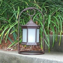Find Your Passage  Solar Lantern Arch Stand Frosted Glass