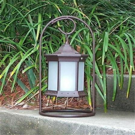 Find Your Passage  Solar Lantern Arch Stand Frosted Glass