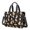 Corgi and Box Black Pattern, variant on Cavalier King Charles Spaniel and Dog Paw Canvas Messenger Tote Bag, Work Tote with Multi Pockets & Removable Strap, Magnetic Closure Gifts for Work Travel Shopping