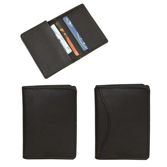 Debco BL3250 Bonded Leather Card Holder - Black