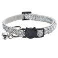 thumbnail image 1 of Suministros para mascotas con cascabel, collar de seguridad con broche de presión para cara de gato, collar de nailon para gato, collar para gato mascota, 1 of 5