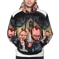 thumbnail image 5 of Lsque Chucky Pattern Casual Men's Hoodie,Hooded Sweatshirt with Kangaroo Pocket,Pullover Hoodie-X-Large, 5 of 8