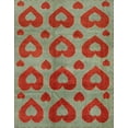 thumbnail image 1 of Ahgly Company Indoor Rectangle Abstract Green Abstract Area Rugs, 5' x 7', 1 of 6