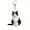 2#-1PCS, variant on Black and White Tuxedo Cat Keychain Double-Sided Design Pet Key Ring Creative Accessory for Backpack
