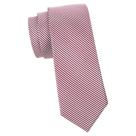 Nautica Striped Tie - Tonal Stripe Silk-Cotton Tie