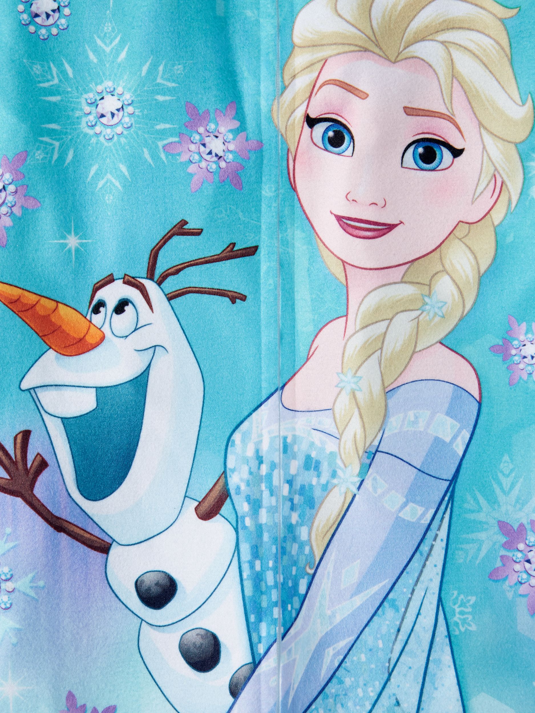Frozen Elsa and Olaf Girl's Pajama Blanket Sleeper Onesie (Little Girls & Big Girls) - image 2 of 2